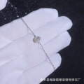 S925 Silver Moissanite Bracelet with 30ct Stone, Korean Japanese Fresh Style-0-2