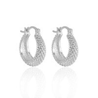 wholesale S925 Sterling Silver 251 Dragon Scale Texture Ear Clips for Women, High-End Sense, Small Niche, Personalized European-American Style, Temperament Silver Earrings Wholesale-18K gold 925 silver