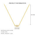 wholesale S925 Sterling Silver Star Zircon Necklace For Women, Fashionable, Light Luxury, Square Necklace, Versatile, Exquisite, Trendy, Collarbone Chain, European And American Style-0-1