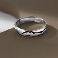 wholesale 925 Silver Retro Vine Ring Hip Hop Style Index Finger Ring Minimalist Design Elegant Adjustable Opening Ring-0-3