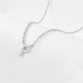 wholesale 925 Sterling Silver 26 Letter Necklace Light Luxury High-End Sense Pendant Necklace with Diamond-Encrusted Letters for Women Cross-Border E-Commerce Jewelry-0-22
