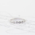 wholesale S925 solid silver minimalist Korean-Japanese style single-row thin tail women's ring joint tail ring-0-2