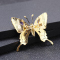 wholesale S925 Silver Designer Brooch Pendant Two-Way Butterfly Design High-End with Natural Amethyst Necklace Pendant-0-2