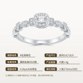 925 Silver Octagon Moissanite Ring, Cross-border INS Design Jewelry-0-4