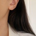 wholesale S925 Sterling Silver One-Bar Long Chain Tassel Earrings, Simple and Versatile Elegant Style, Two-Way Wear Vacation-Themed Earrings-0-3