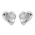 wholesale S925 Sterling Silver Japanese Minimalist Irregular Ins-Style Stud Earrings-0-0