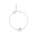 wholesale S925 Silver Snowflake Bracelet for Girls, Fashionable and Romantic with a Frosted Finish, Student-Chic Jewelry, Sweet and Minimalist Accessory-0-4