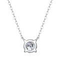 wholesale S925 Silver Icy Moissanite Four-Prong Pendant Necklace, Cross Collarbone Chain, New Eternal Love Style, Hot Selling in Cross-Border Live Streaming Wholesale-0-4