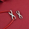 wholesale 925 Sterling Silver Infinity Symbol Charms, Plain Silver Handmade DIY Material Bracelet Connectors Wholesale from Manufacturers-0-2