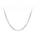 wholesale S925 Silver Necklace for Women, Korean Style, Elegant and Minimalist Side Chain, Unique Square Pendant, Sweet Collarbone Chain D8832-0-4