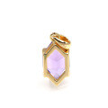 wholesale S925 Sterling Silver Japanese Minimalist Versatile Amethyst Pendant Jewelry Wholesale Manufacturers-0-2
