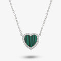 wholesale 925 Sterling Silver Heart Earrings for Women, Luxury High-End Ins Style Malachite and Red Agate Necklace Valentine's Day Set-0-13