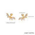 wholesale 925 Sterling Silver Ear Studs, Personalized Multiple Styles, Cartilage Piercing Earrings for Women, European and American Style Zircon Earrings, Cross-Border Hot Seller-0-5