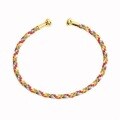 wholesale Open bracelet C-shaped beaded rope plain woven bracelet with sand gold accessories, women's red rope for zodiac year-0-5