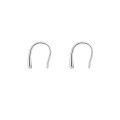 wholesale 999 Silver Exquisitely Small and Minimalist Versatile Niche Design Minimalist Style Waterdrop Ear Hook M06018-0-4