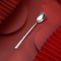 wholesale 999 Silver Business Gift Long Handle Silver Spoon Home Utensils Pure Silver Soup Spoon Precious Metal Crafts Wholesale-0-2