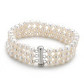 S925 Sterling Silver Simple Natural Freshwater Pearl Bracelet for Women-0-35
