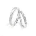 wholesale S925 Sterling Silver Minimalist Moebius Ring Couple Set, Small Luxury Creative Ins Style Matching Bands for 520 Valentine's Day Gift-0-4