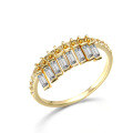 wholesale S925 Sterling Silver Geometric Rectangular Fringe Creative Zircon Ring Wholesale Direct from Manufacturer-0-1