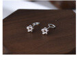 wholesale 925 Sterling Silver Pentacle Star Stud Earrings For Women -0-5