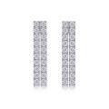 wholesale 925 Silver New Light Luxury Moissanite Tassel Ear Thread Women's High-End Sense Cross-Border Popular Live Streaming Best-Seller Earring Wholesale-0-4