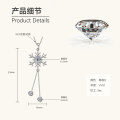 S925 Sterling Silver Butterfly Moissanite Layering Necklace-0-37
