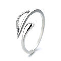 wholesale S925 Sterling Silver Irregular Minimalist Geometric Ring Creative Design Versatile Fashion Index Finger Ring for Women-0-4