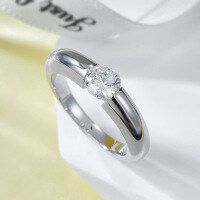 wholesale S925 silver jewelry, best-selling new style, 50mm smooth simulated diamond inlaid,-R908 Platinum>No. 5
