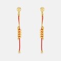 wholesale S925 Silver New Year of the Snake Red Rope Earrings Fashionable and Unique Snake-shaped Long Drop Earrings for Women Wholesale Customization-0-4
