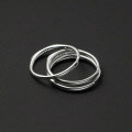 wholesale S925 Sterling Silver 26 Letters Niche Design Fashion Minimalist Ring for Index Finger Ring Loop R00865-0-3