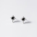 wholesale 925 Sterling Silver Exquisite Minimalist High-End Design Ins Niche Diamond-Inlaid Eight-Pointed Star Stud Earrings M06242-0-0