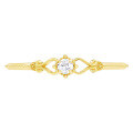 wholesale 10K Gold Japanese Retro Luxury Hollow Moissanite Ring Jewelry Manufacturer Wholesale-0-1