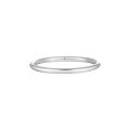 wholesale S990 Sterling Silver Minimalist Smooth Plain Circle Ring for Women, Small and Unique with an Ins High-End Sandblasted Finish-0-7