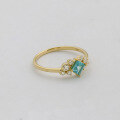 wholesale 9k gold, apatite ring, Yili jewelry manufacturer wholesale, 23 autumn new small design collection-0-2