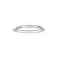 wholesale S990 Sterling Silver Minimalist Smooth Plain Circle Ring for Women, Small and Unique with an Ins High-End Sandblasted Finish-0-5