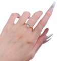 wholesale 925 Silver Jewelry Live Streaming 6*8 Oval Ring for Women, Ins Style, Simple and Versatile, Cross-Border European and American Design-0-4