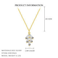 wholesale S925 Sterling Silver-A4016-Gold 925 Silver