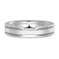 wholesale S925 Sterling Silver Minimalist Unisex Couple Rings, Simple and Stylish Plain Band, Versatile and Elegant Matching Pair-0-9