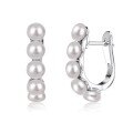 wholesale S925 Sterling Silver Earrings Necklace Ring for Women with Freshwater Pearls, Shell Pearls, and Zirconia, Designed for Fashionable and Elegant Jewelry-0-12