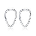 wholesale 925 Sterling Silver On Sale Geometric Hoop Earrings Heavy Work Minimalist Ear Clips Ins Light Luxury Advanced Cross-Border European and American Earrings-0-7
