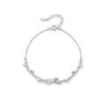 wholesale 925 Sterling Silver Sweetheart Bow Bracelet for Women, Fashionable and Luxurious Niche Design, Exquisite and High-End Hand Accessory-0-4