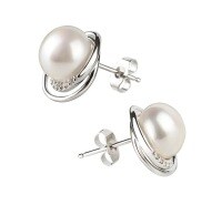 Metal Classic Princess Pearl Zircon Earrings, Cross-Border Best-Seller-Style C [Clearance Sale - Free Shipping] Silver  925 Silver