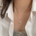 wholesale S925 Sterling Silver Korean Version Love Heart Pendant Necklace for Women, Small and Chic, Minimalist and Stylish Collarbone Chain-0-3