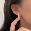 wholesale S925 Sterling Silver Black Myth: Wukong Golden Cudgel Ear Studs for Women, Small and Minimalist Luxury, Tassel Understated Style Earrings-0-1