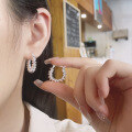 wholesale S925 sterling silver geometric rotating abacus bead-style ear clips for a bold street fashion statement-0-3