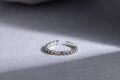 wholesale S925 Sterling Silver Rainbow Zircon Open-End Design Women's Light Luxury Best Friend Edition Colored Diamond Heart Ring-0-1