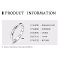 S925 Sterling Silver D Color Moissanite Ring, Sparkling Starry Design-0-10