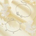 wholesale 925 Sterling Silver French Openwork Butterfly Flying Bracelet For Women With Luxury Micro-set Zirconia-0-2