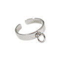 wholesale S925 Korean-style chic minimalist design hollow small circle ring HJZ240-0-4