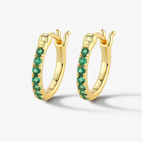 wholesale 925 Sterling Silver Earrings European and American Ins Style Niche Ear Accessories with Color Zircon and Inlaid Diamond Ear Clips for Women Cross-Border Special Supply Jewelry Wholesale-Silver Blue 925 Silver